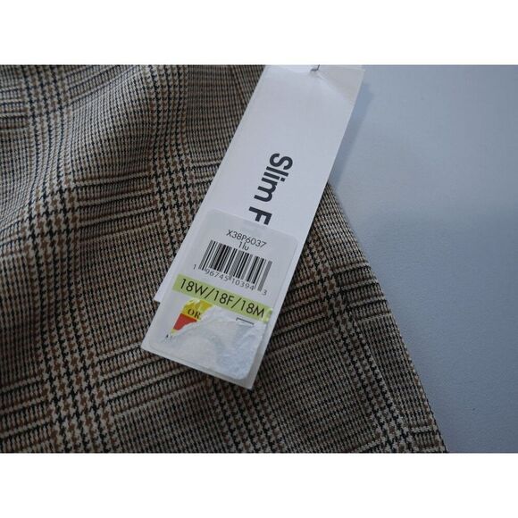 Calvin Klein Women's Mid Rise Slim Fit Ankle Pants 18W - Picture 6 of 8